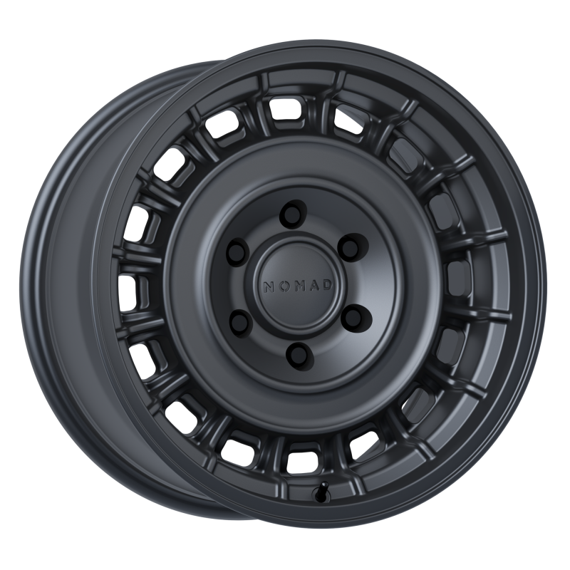 Nomad N502DU Arvo 17x8.5in / 6x139.7 BP / 0mm Offset / 106.1mm Bore - Dark Gunmetal Wheel