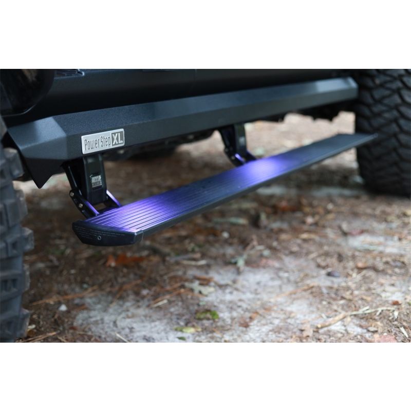 AMP Research 77152-01A 2021 Ford F-150 SuperCrew & 22-23 F-150 Lightning CC PowerStep XL - Black