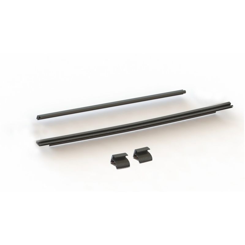 Rampage 2007-2018 Jeep Wrangler(JK) Tailgate Tonneau Bar Kit - Black