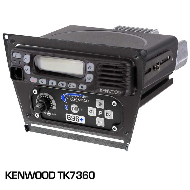 Rugged Radios MT-PRO-MM-KEN Polaris RZR PRO XP/Turbo R/PRO R Dash Mount - Kenwood TK7360