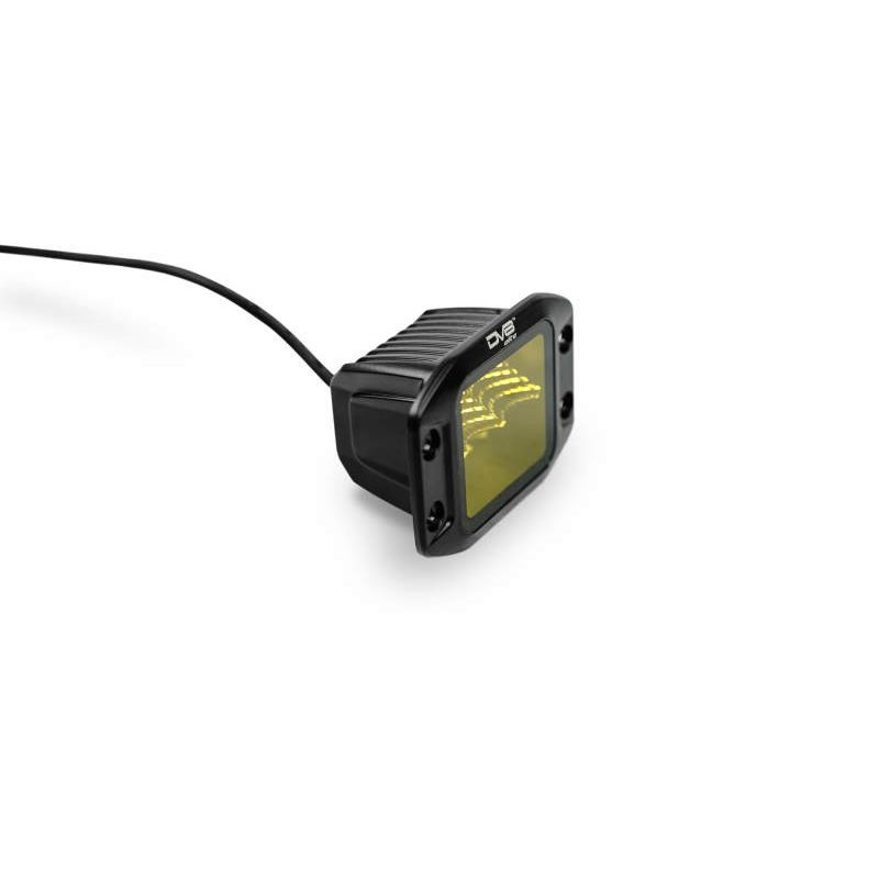 DV8 Offroad BE3FMW40W-A DV8 3-Inch Elite Series LED Amber Flush Mount Pod Light