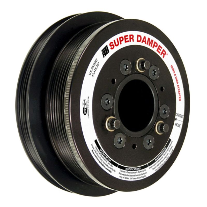 ATI ATI918629 Damper - 6.78in - Alum - 6/4 Grv - 10 Per UD - LS3 Camaro - 10-15 - Gen 3 Vortec Truck - LS