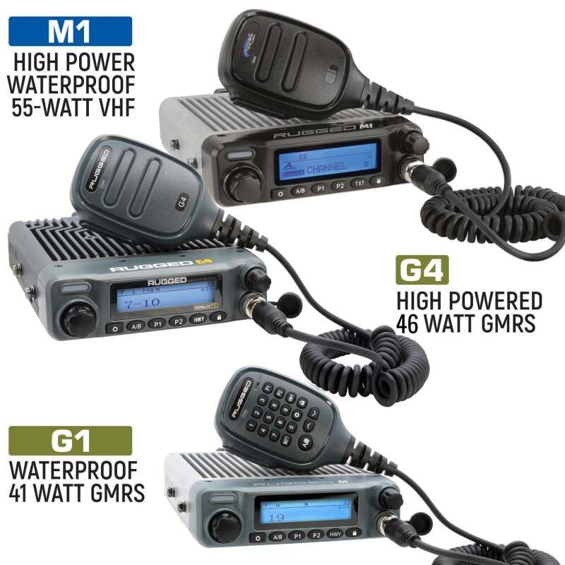 Rugged Radios RAPTOR-M1 Ford Raptor Two-Way Mobile Radio Kit 55 Watt M1-V - Business Band VHF