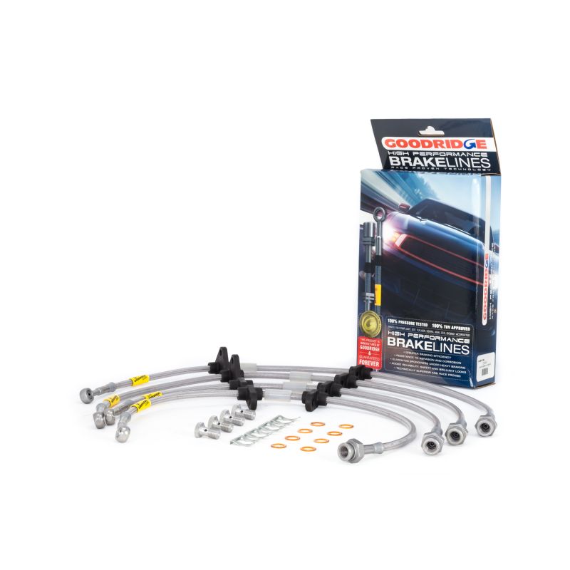 Goodridge 20062 90-93 Acura Integra Stainless Steel Brake Line Kit