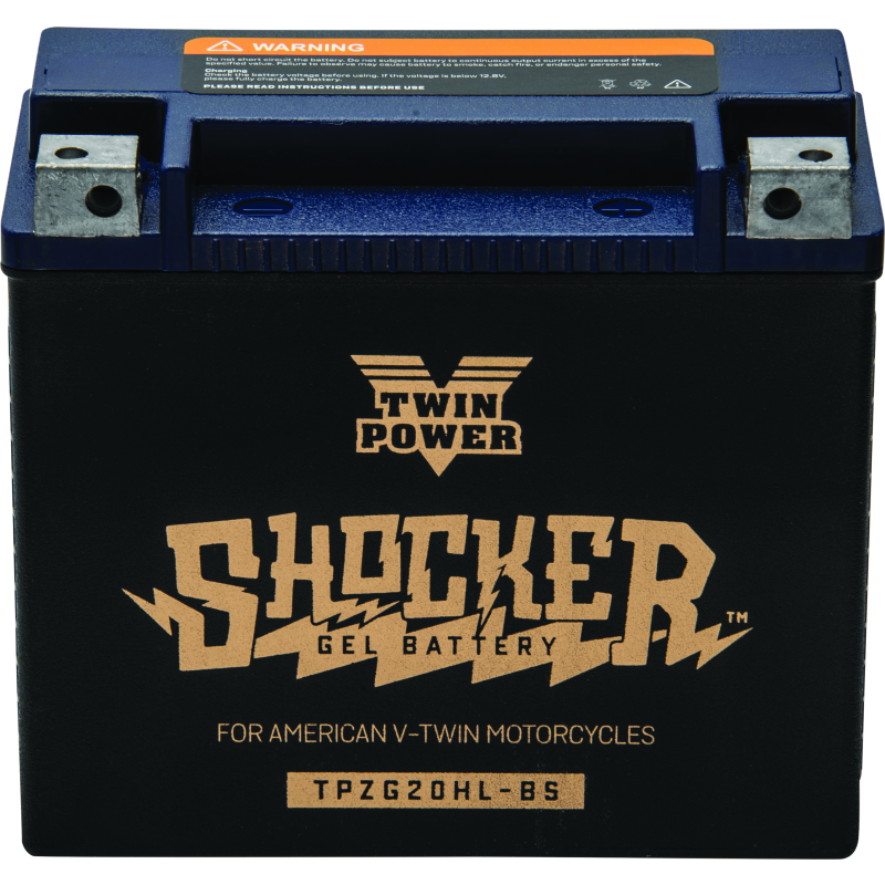 TwinPower 781234 Twin Power YTX-20HL Shocker Gel Battery Replaces H-D 65989-97A 310 CCA
