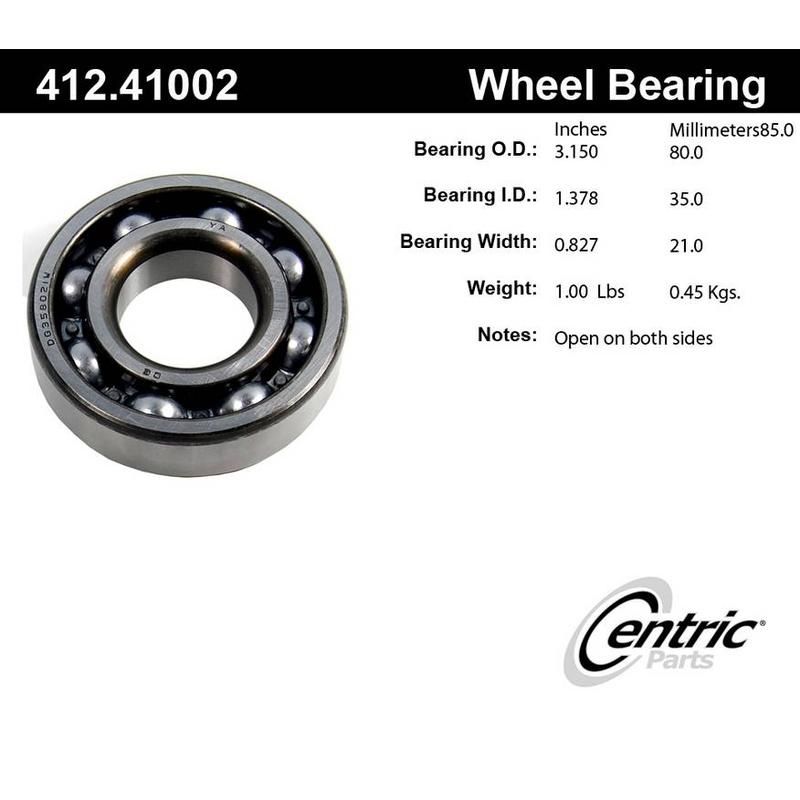 CENTRIC PARTS 412.41002 Centric Premium Double Row Wheel Bearing
