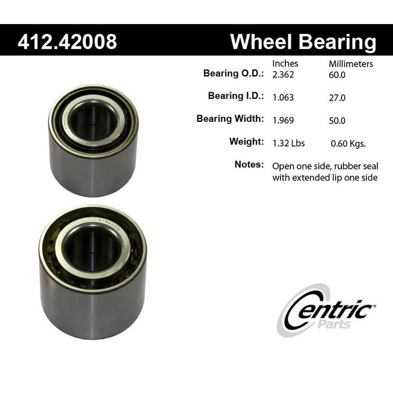 CENTRIC PARTS 412.42008 Centric Premium Double Row Wheel Bearing