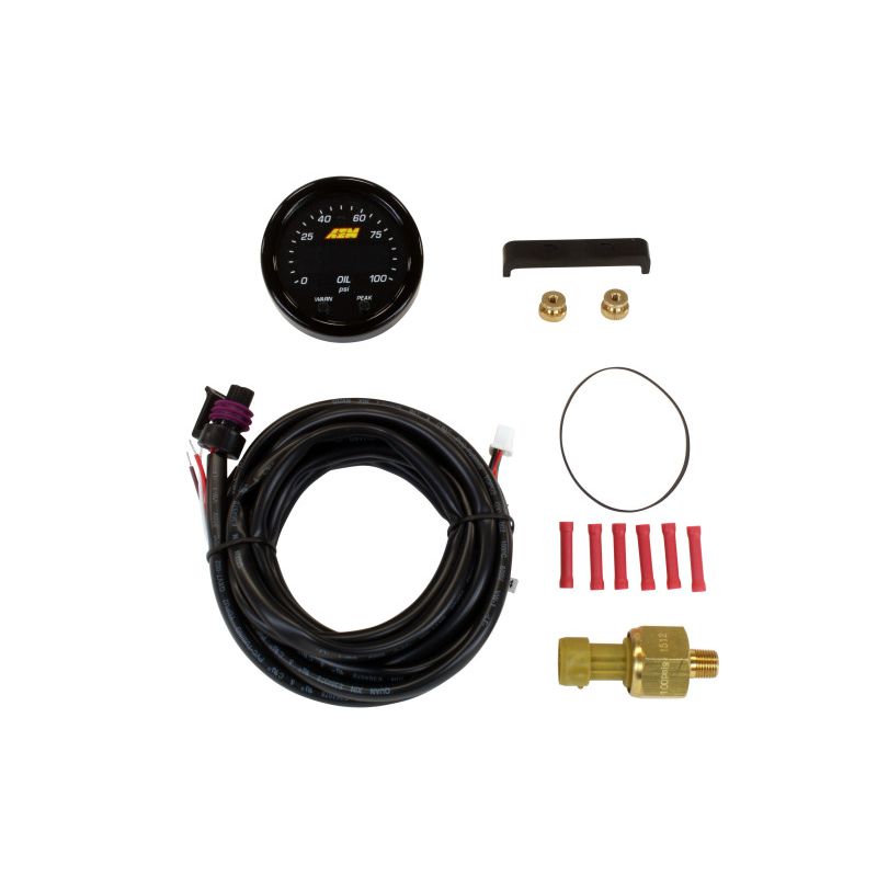 AEM X-Series Pressure 0-100psi Gauge Kit
