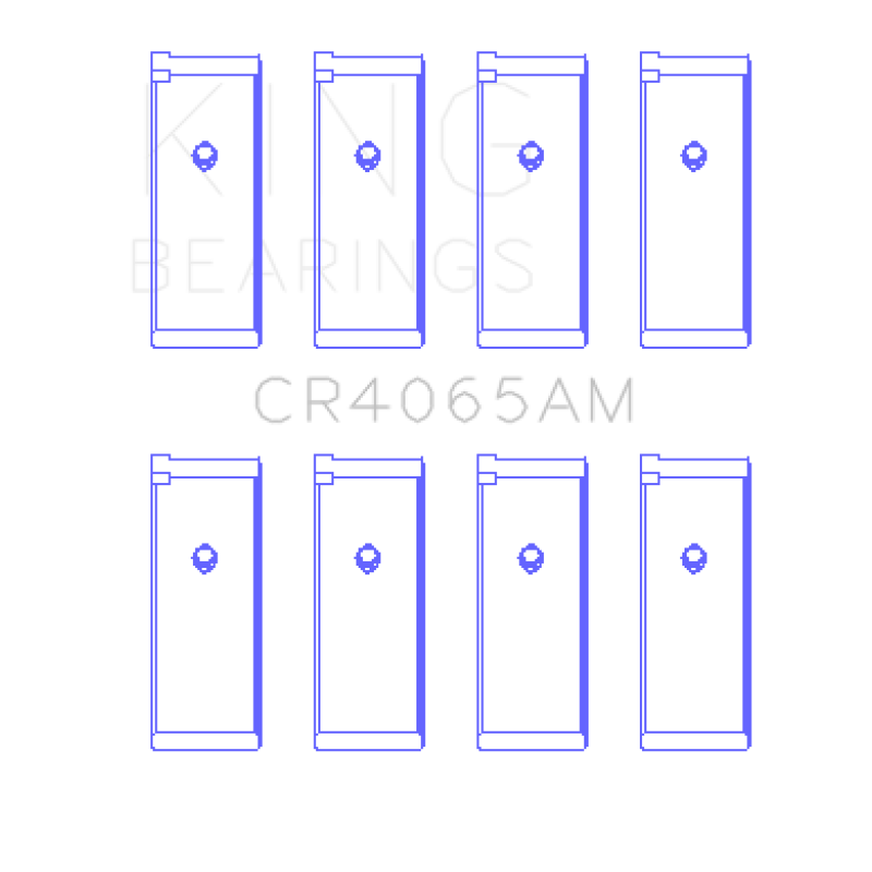 King 91-04 Nissan 146CI/2.4L KA24DE L4 / 89-97 146CI/2.4L KA24E L4  (Size STD) Rod Bearing Set