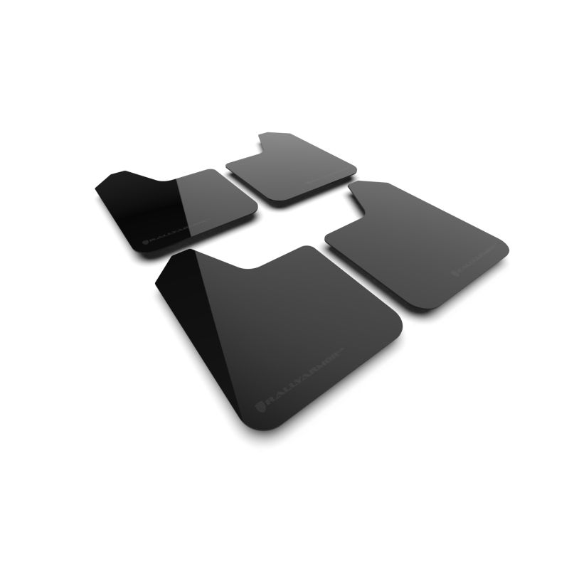 Rally Armor MF12-UR-BLK-MBK Universal UR Black Mud Flap w/ Metallic Black Logo