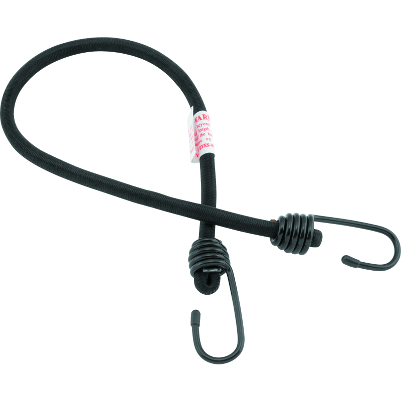 BikeMaster 100124 Bungee 24in Heavy Duty 2 Hook Black