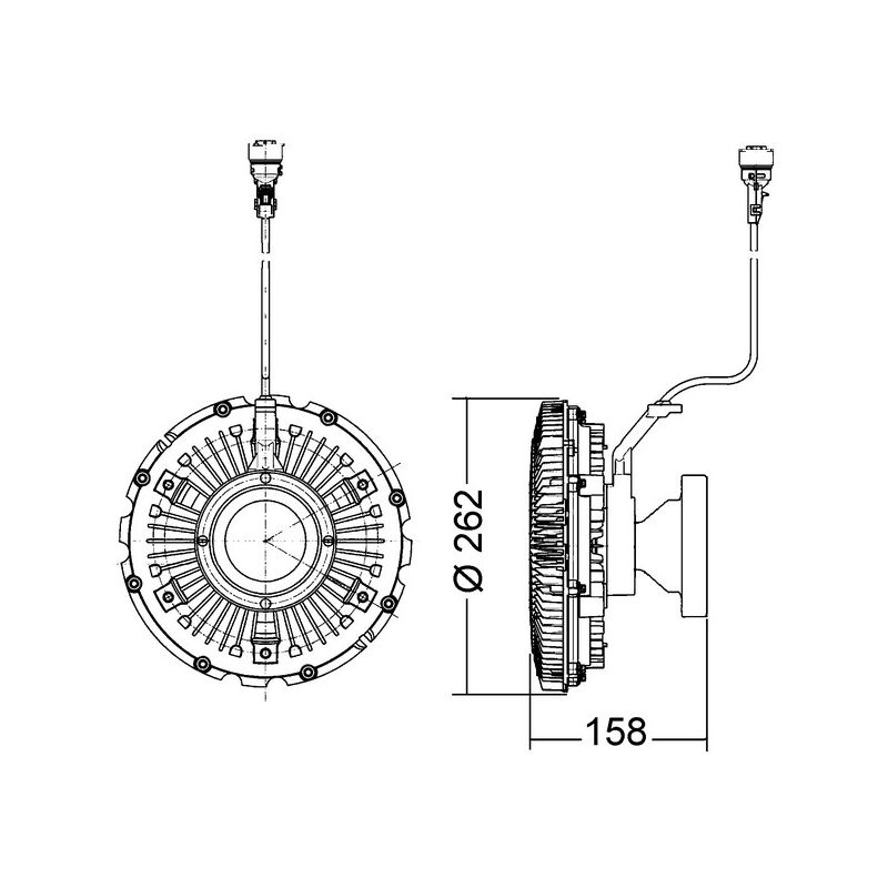 BEHR CFC 193 000P Engine Cooling Fan Clutch
