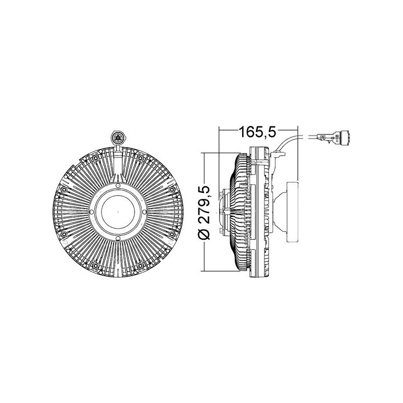 BEHR CFC 196 000P Engine Cooling Fan Clutch