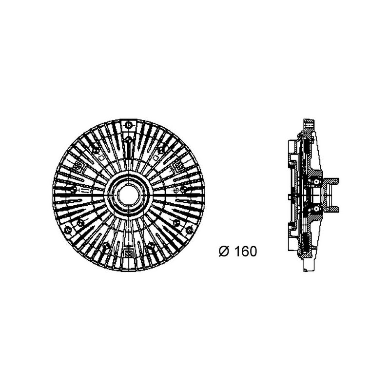 BEHR CFC 56 000P Engine Cooling Fan Clutch