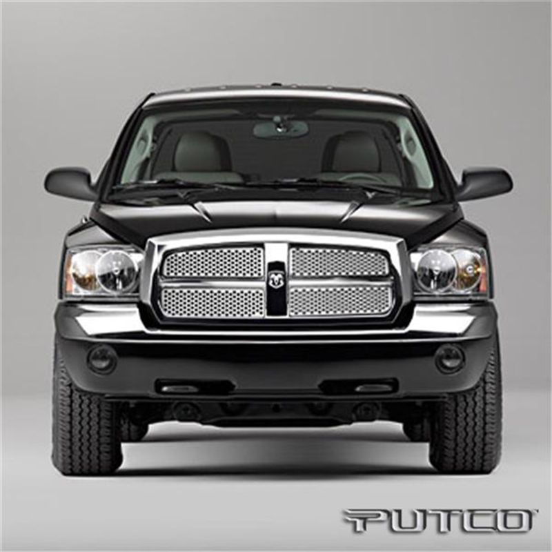 Putco 84144 05-07 Dodge Dakota Punch Stainless Steel Grilles