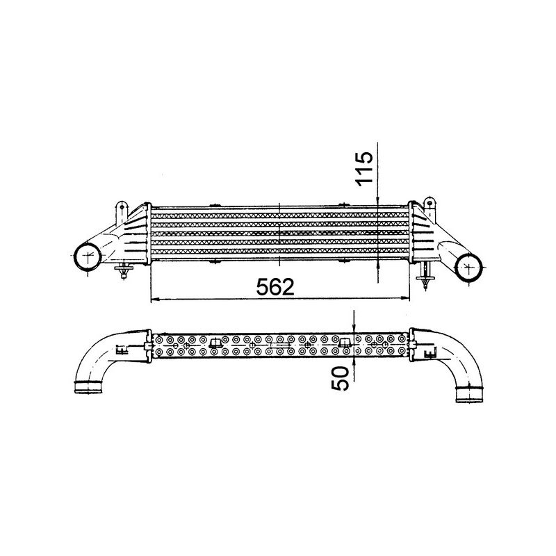 BEHR CI 107 000P Intercooler