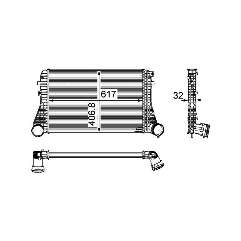 BEHR CI 161 000P Intercooler