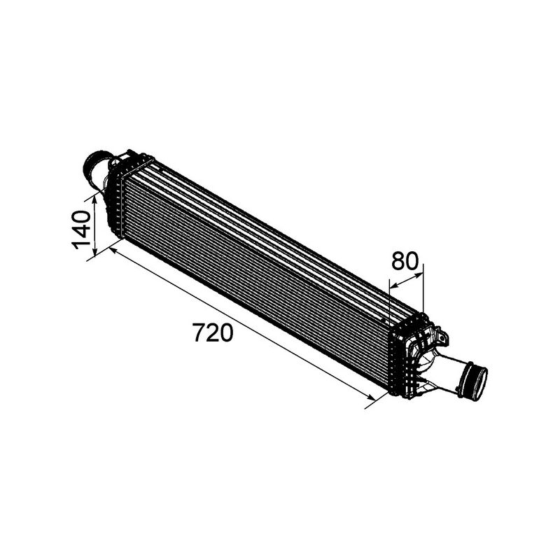 BEHR CI 169 000P Intercooler