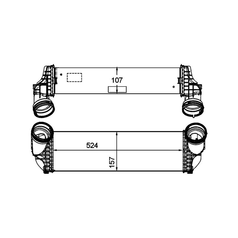 BEHR CI 175 000P Intercooler