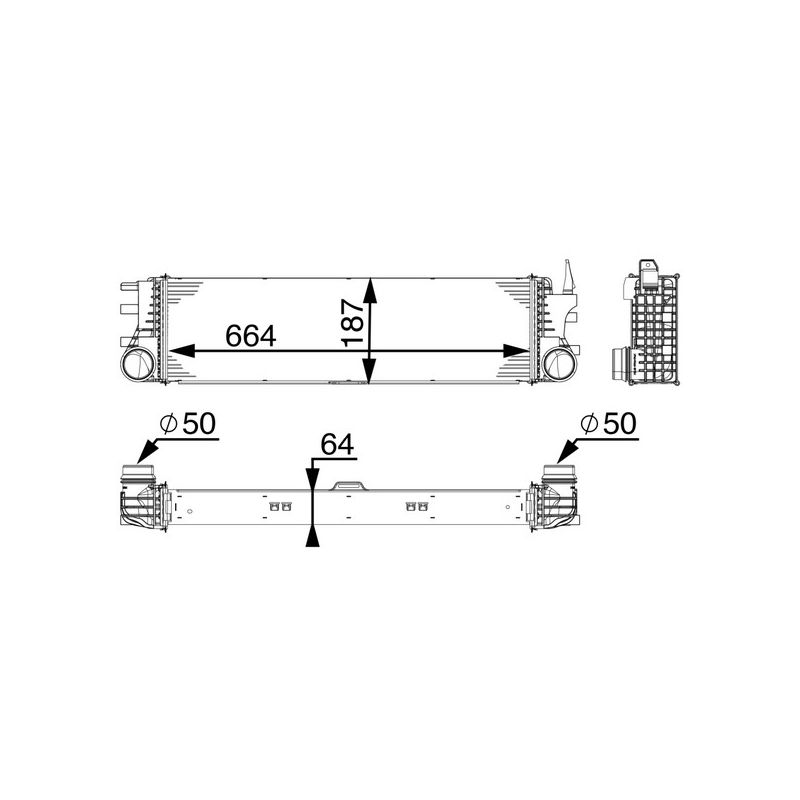 BEHR CI 180 000P Intercooler