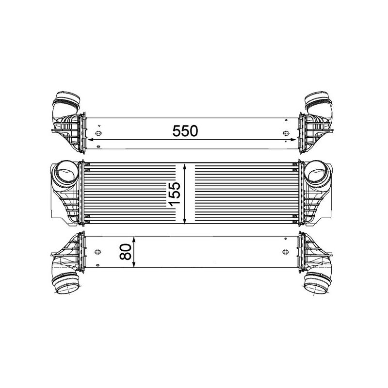 BEHR CI 183 000P Intercooler