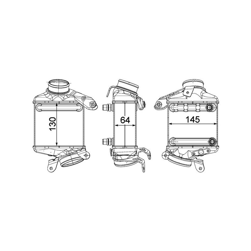 BEHR CI 186 000P Intercooler