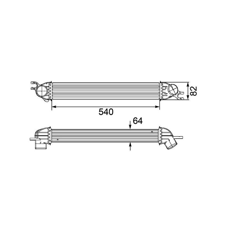 BEHR CI 188 000P Intercooler