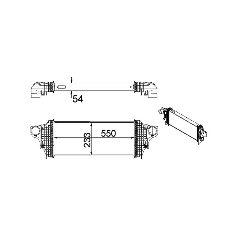 BEHR CI 238 000P Intercooler