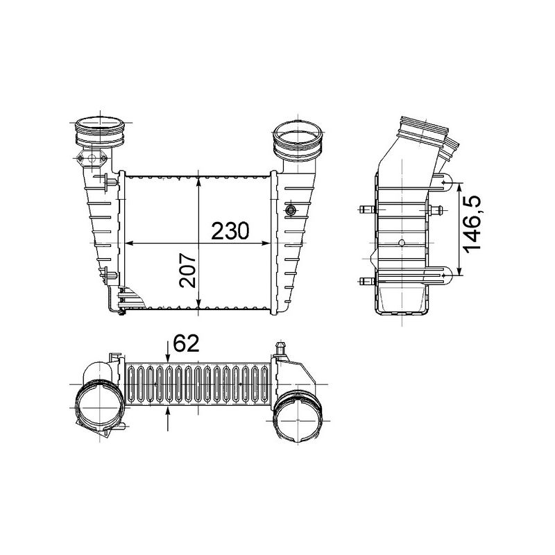 BEHR CI 346 000S Intercooler