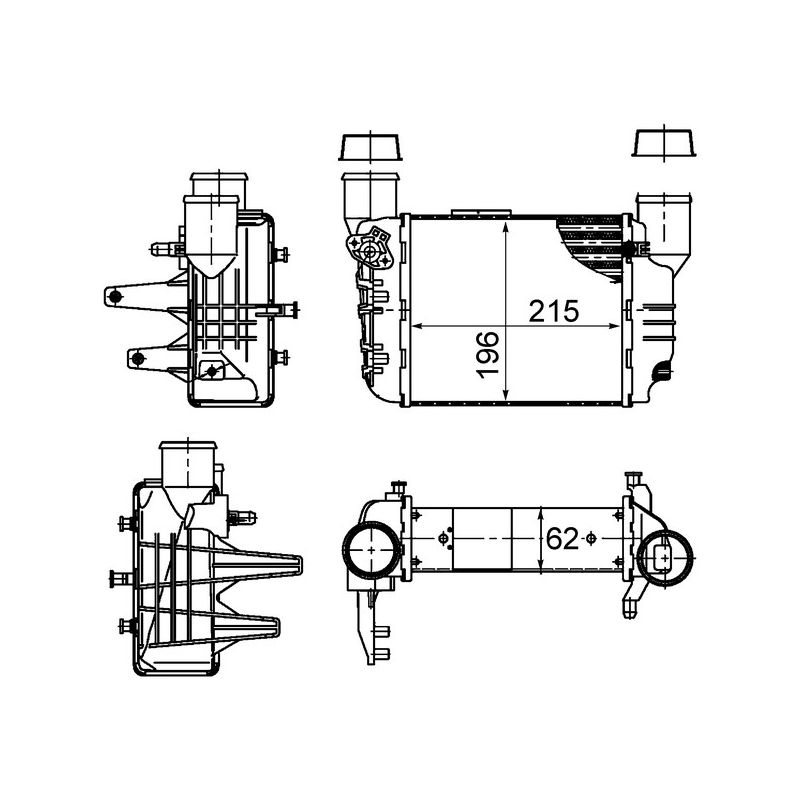 BEHR CI 381 000S Intercooler