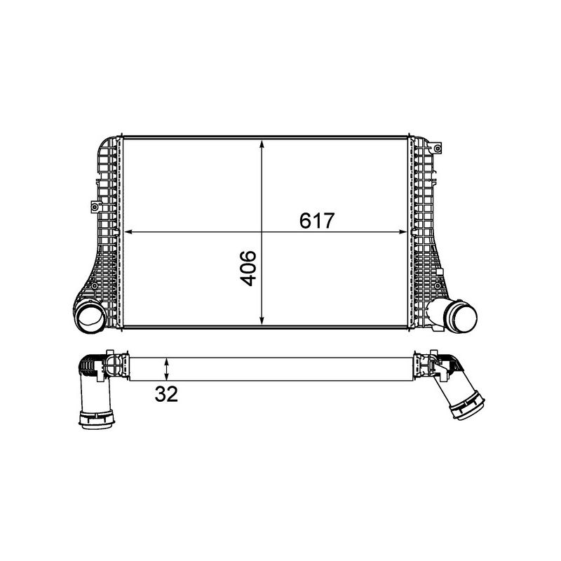 BEHR CI 387 000P Intercooler