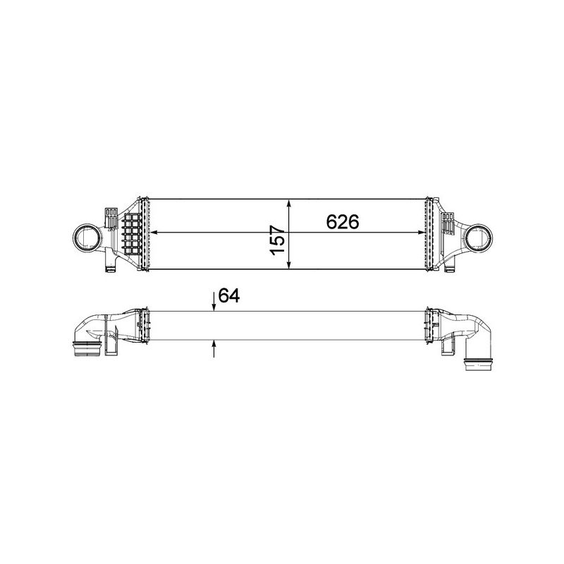 BEHR CI 480 000P Intercooler