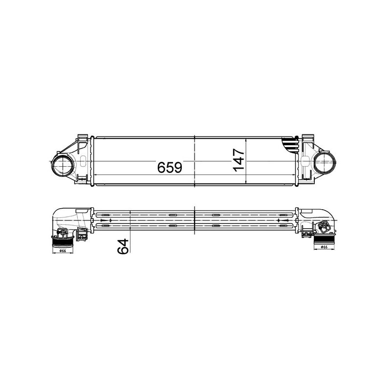 BEHR CI 521 000S Intercooler