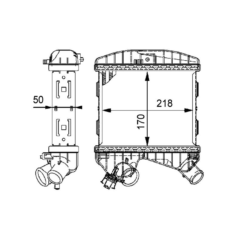 BEHR CI 76 000P Intercooler