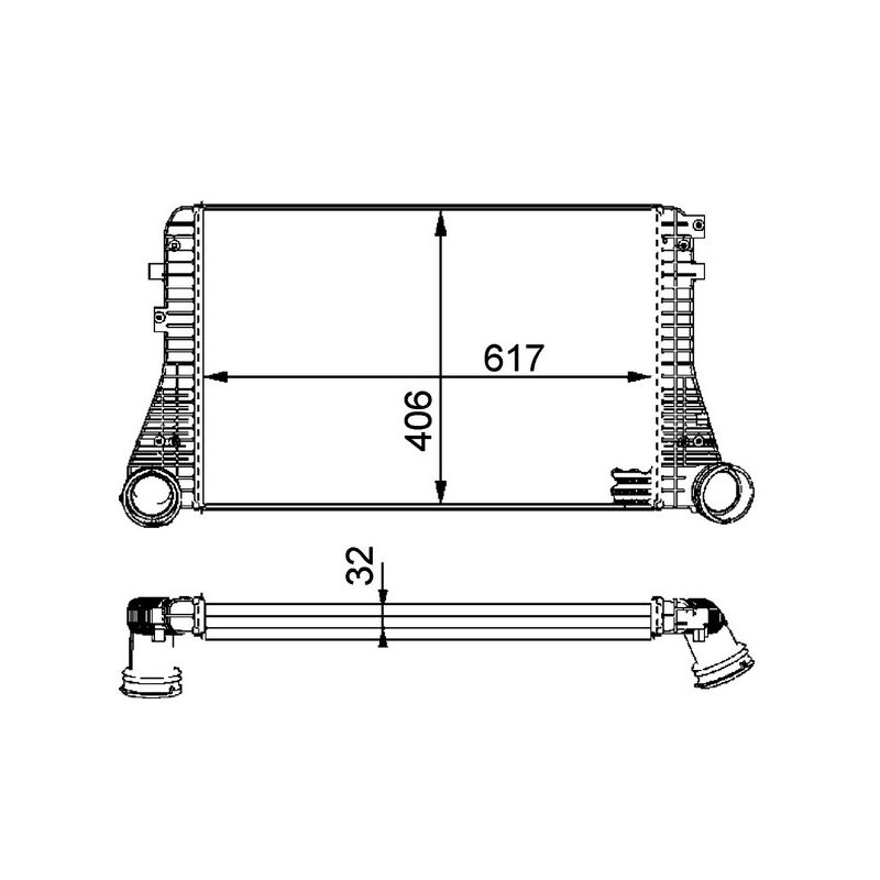 BEHR CI 83 000P Intercooler