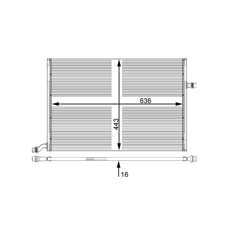 BEHR CIR 25 000P Radiator
