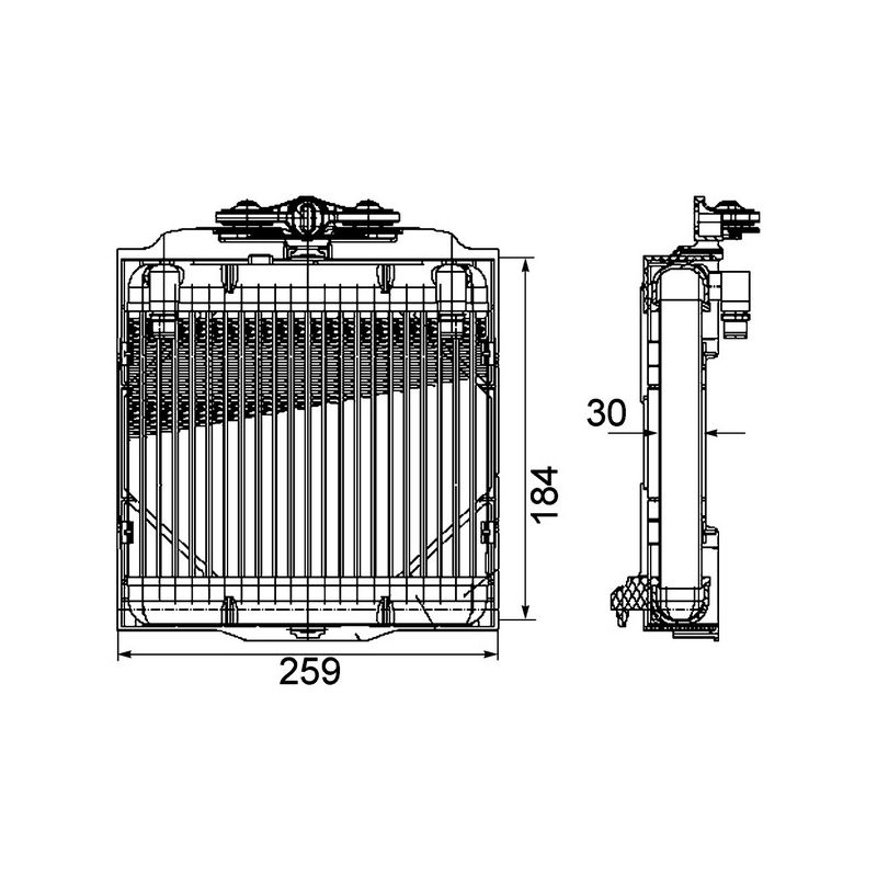 BEHR CLC 102 000P Engine Oil Cooler