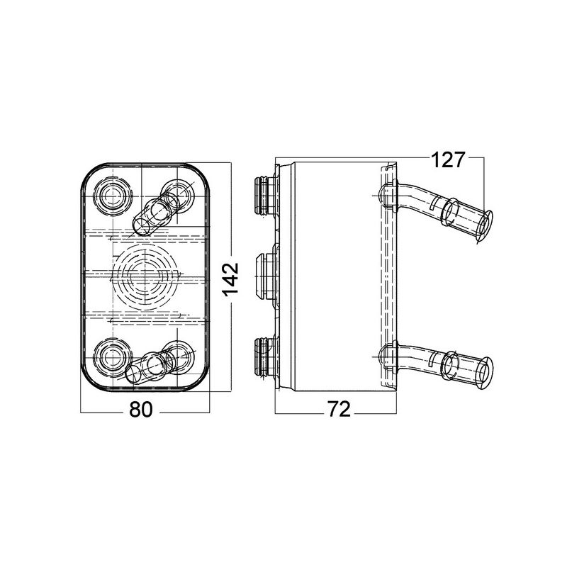 BEHR CLC 113 000P Automatic Transmission Oil Cooler Assembly