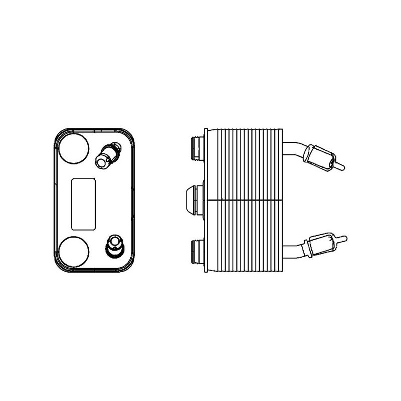 BEHR CLC 166 000P Automatic Transmission Oil Cooler Assembly