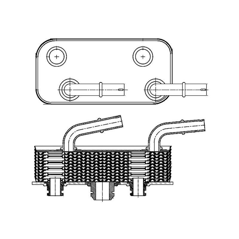 BEHR CLC 180 000S Automatic Transmission Oil Cooler Assembly
