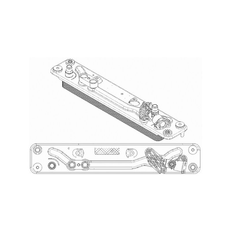 BEHR CLC 182 000P Automatic Transmission Oil Cooler Assembly