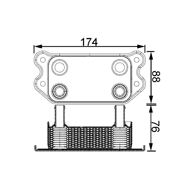 BEHR CLC 192 000S Intercooler
