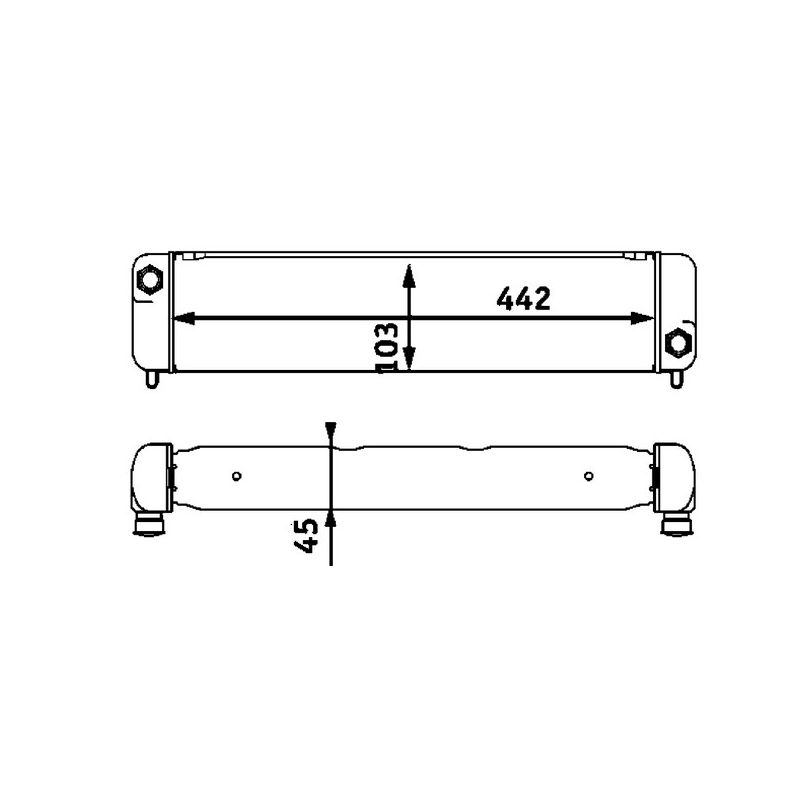 BEHR CLC 30 000P Engine Oil Cooler