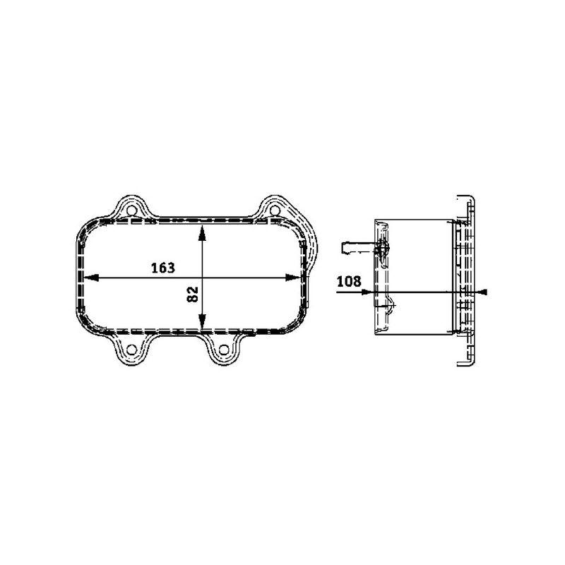 BEHR CLC 39 000P Engine Oil Cooler