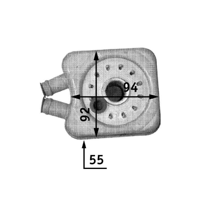 BEHR CLC 45 000S Engine Oil Cooler