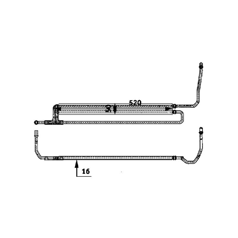 BEHR CLC 54 000P Engine Oil Cooler