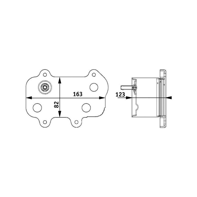 BEHR CLC 61 000P Engine Oil Cooler