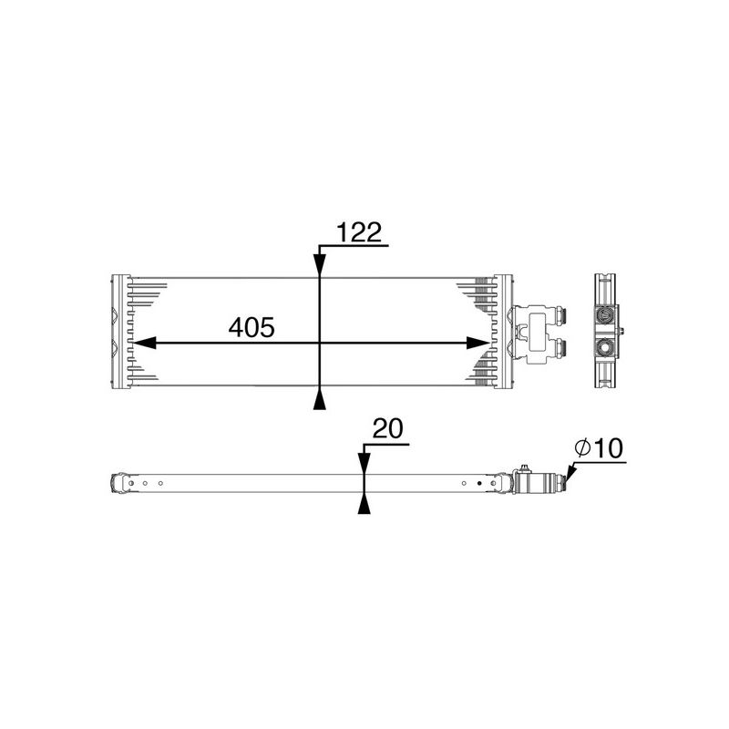 BEHR CLC 64 000P Automatic Transmission Oil Cooler Assembly