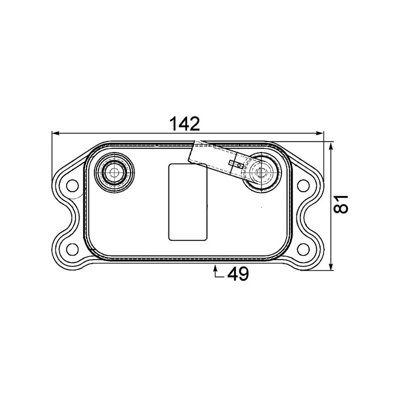 BEHR CLC 73 000P Engine Oil Cooler