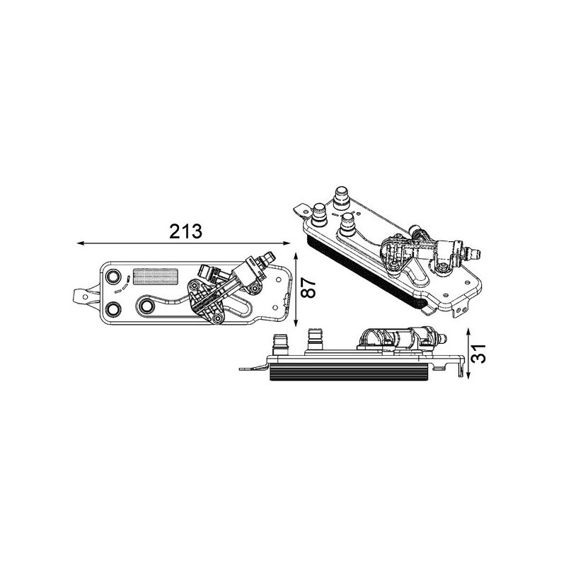 BEHR CLC 90 000P Engine Oil Cooler